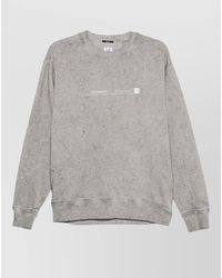C.P. Company - Crew Neck Sweatshirt Long Sleeves Ribbed Edges - Lyst