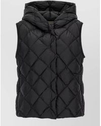 Weekend by Maxmara - Quilted Hooded Puffer Vest - Lyst
