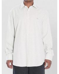 Celine - Checked Cotton Regular-Fit Long-Sleeve Shirt - Lyst