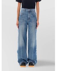 Stella McCartney - Denim Mid-Rise Bootcut Jeans - Lyst