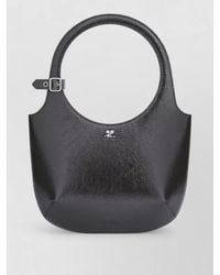 Courreges - Na Varnished Leather Shoulder Bag - Lyst