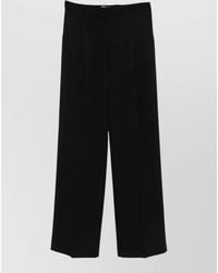 Cellar Door - Wilma Trousers Belt Loops Wide Leg - Lyst