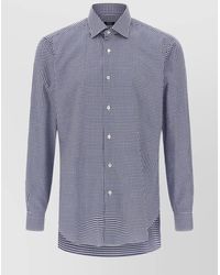 Barba Napoli - Checked Shirt - Lyst