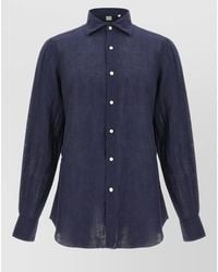 Finamore 1925 - Gaeta Shirt Straight Cut Long Cuffed Sleeves - Lyst