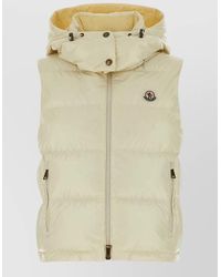 Moncler - Niverolle Hooded Sleeveless Nylon Down Jacket - Lyst