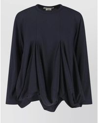 Comme des Garçons - Knitwear Long Sleeves Round Neck Pleated Design - Lyst