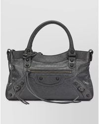 Balenciaga - Le City Medium Leather Tote Bag - Lyst