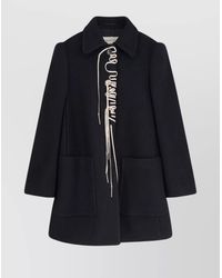 Dries Van Noten - Wool Single Breasted Coat - Lyst