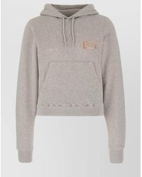Martine Rose - Cotton Logo-Patch Hoodie - Lyst