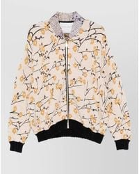 forte_forte - Floral Jacquard Bomber Jacket - Lyst