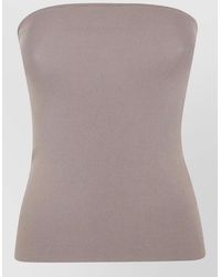 Entire studios - Seamless Strapless Stretch Bandeau Top - Lyst