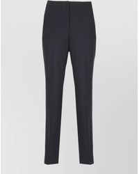 Fabiana Filippi - Wool Straight Trousers Rear Light Detail - Lyst