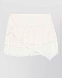 Isabel Marant - Asymmetric Ruffled Midi Skirt - Lyst