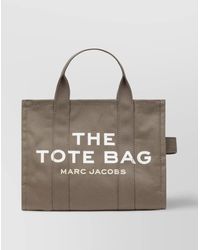 Marc Jacobs - Medium Rectangular Canvas Tote Bag With Top Handles - Lyst