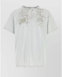 Maison Margiela - Ice Cotton Crew Neck Graphic T-Shirt - Lyst