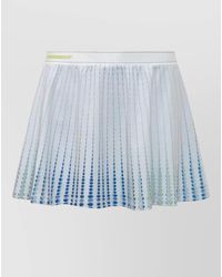 CASABLANCA - Tennis Gradient Pleated Skirt Dashed Pattern - Lyst