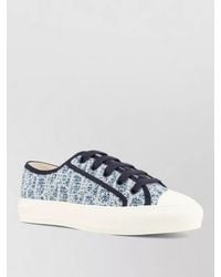 Dior - Leather Lace-Up Sneakers - Lyst