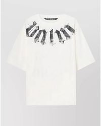 Palm Angels - Cotton Oversized Logo-Print T-Shirt - Lyst