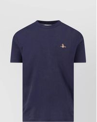 Vivienne Westwood - Short Sleeve T-Shirt Ribbed Neckline - Lyst