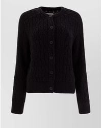 Loulou de Saison - Fine-Knit Cardigan - Lyst
