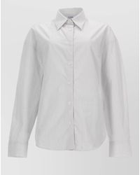 Filippa K - Striped Relaxed-Fit Shirt - Lyst