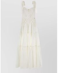 Chloé - Cotton Maxi Dress - Lyst