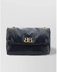 Balenciaga - Monaco Small Leather Shoulder Bag - Lyst