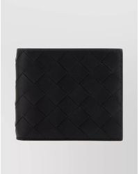 Bottega Veneta - Leather Intrecciato Bi-Fold Wallet - Lyst