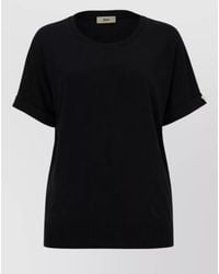 Herno - Short Sleeve Top Round Neck Cuffs - Lyst