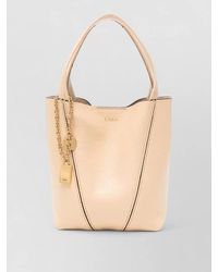 Chloé - Small Leather Spin Bucket Shoulder Bag - Lyst