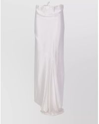Ann Demeulemeester - Long Draped High Waist Maxi Skirt - Lyst