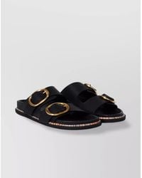 Paul Smith - Leather Sandals With Double Buckle Design - Lyst