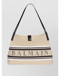 Balmain - Release Medium Canvas Tote Bag - Lyst