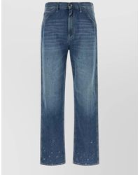 Maison Margiela - Distressed Denim Jeans Faded Wash Five Pocket - Lyst