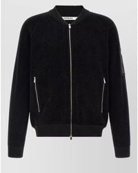Tatras - Gavrio Bomber Jacket Textured Fabric Ribbed Cuffs - Lyst