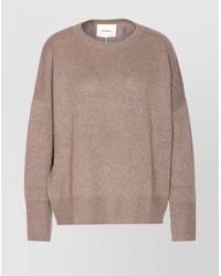 Lisa Yang - Oversized Knitwear With Crewneck And Long Sleeves - Lyst