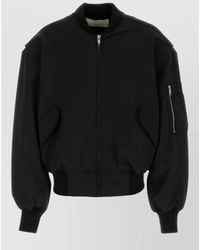 Entire studios - Stretch Polyester Blend Bomber Jacket - Lyst