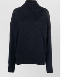 Alysi - Mohair Wool Turtleneck Color Block Jumper - Lyst
