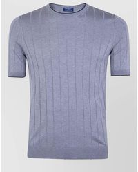 Barba Napoli - Silk Crew-Neck T-Shirt - Lyst