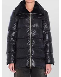 Herno - Light Puffer With Collar Fur - Lyst