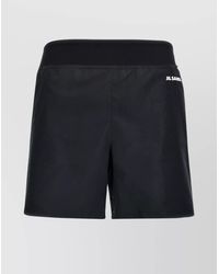 Jil Sander - Knee-Length Elastic Waistband Lightweight Shorts - Lyst