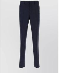 Versace - Wool Trousers With Back Pockets And Belt Loops - Lyst