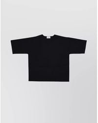 P.A.R.O.S.H. - Cotton T-Shirt With Round Neck And Short Sleeves - Lyst