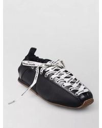 Ganni - Sporty Nylon Ballerina Sneakers Lace Up - Lyst