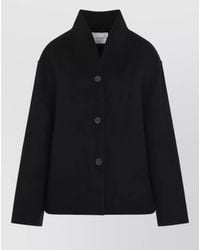 Studio Nicholson - Wool Single Breasted Coat - Lyst