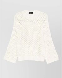 Fabiana Filippi - Cashmere Silk Honeycomb-Knit Jumper - Lyst