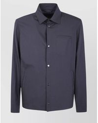 Herno - Virgin Wool Shirt Jacket - Lyst