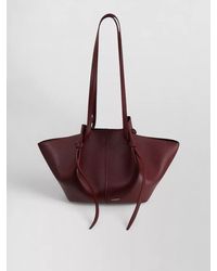 Yuzefi - Mochi Shoulder Bag Drawstring Knotted Straps - Lyst