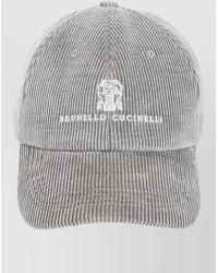 Brunello Cucinelli - Ribbed Corduroy Baseball Cap - Lyst