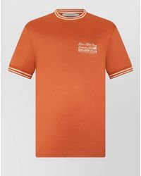 Golden Goose - Graphic-Print Piqué Short-Sleeve T-Shirt - Lyst
